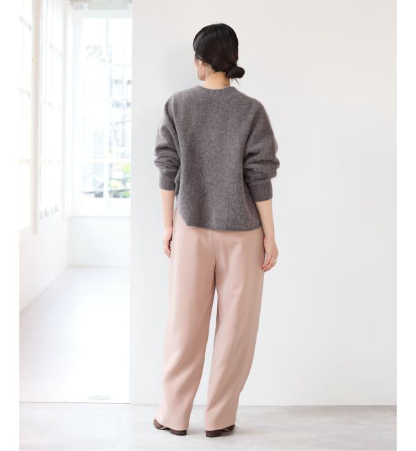 IENA「ファーニットワイドシルエットカーディガン」|カーディガン|