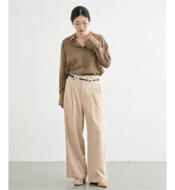 IENA「レーヨンウールコーデュロイパンツ」|その他|