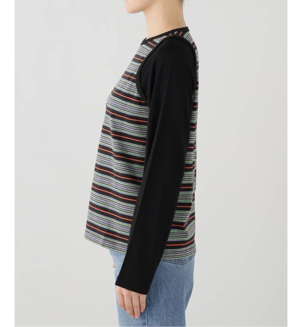 SLOBE IENA「GDC/ガールズデパートメントクラブ BORDER TANK LAYER LS  GDC26B006」|その他|