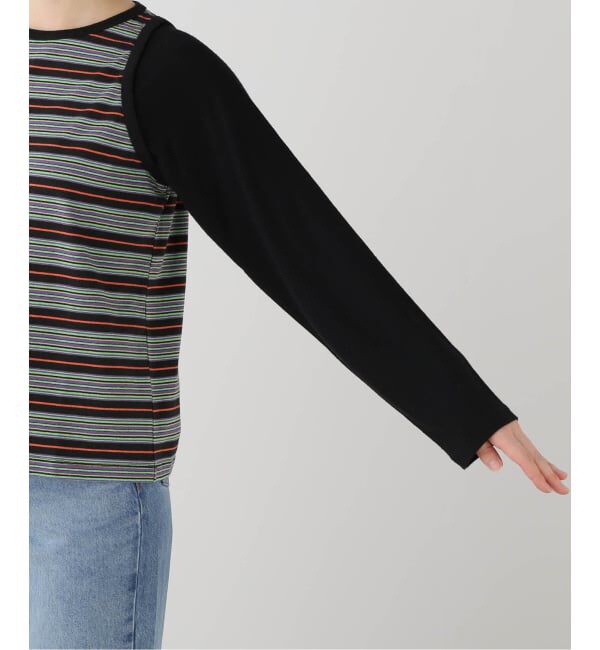 SLOBE IENA「GDC/ガールズデパートメントクラブ BORDER TANK LAYER LS  GDC26B006」|その他|