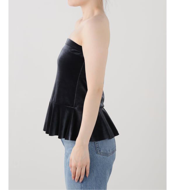 SLOBE IENA「SIMONE WILD/シモーネ ワイルド ベロアフレアTOPS」|その他|
