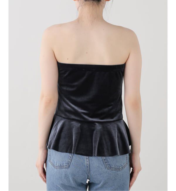 SLOBE IENA「SIMONE WILD/シモーネ ワイルド ベロアフレアTOPS」|その他|
