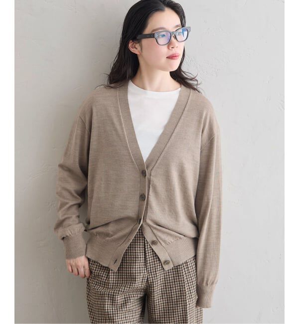 IENA「《IENA 35TH》THE V CARDIGAN」|カーディガン|