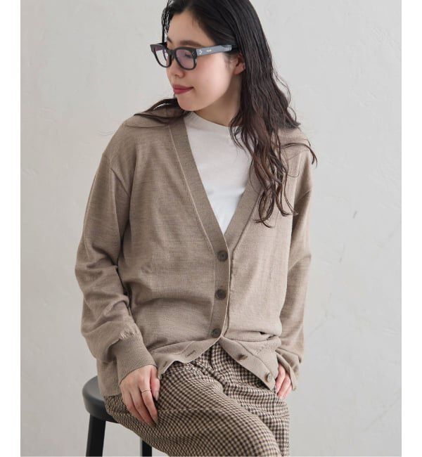 IENA「《IENA 35TH》THE V CARDIGAN」|カーディガン|