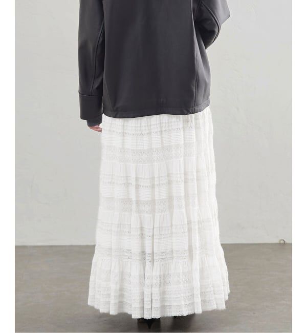 IENA「《IENA 35TH》THE LEAVERS LACE SKIRT」|スカート|