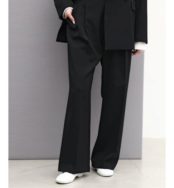 IENA「《IENA 35TH》THE BLACK TROUSERS」|スラックス|
