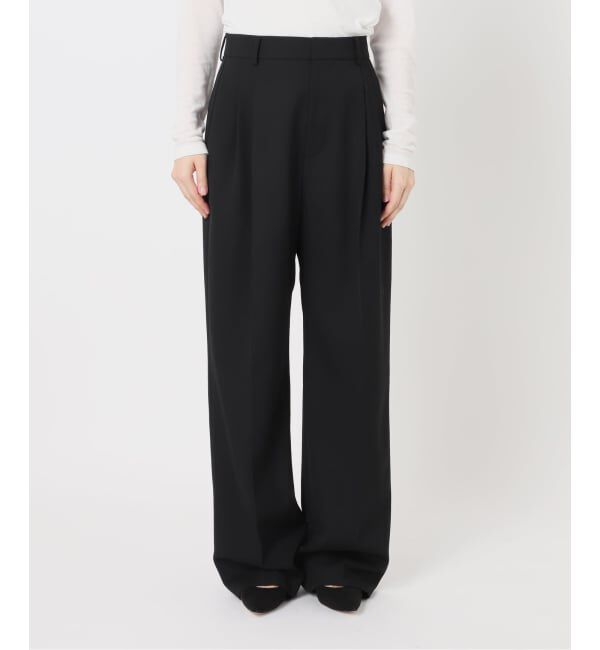 IENA「《IENA 35TH》THE BLACK TROUSERS」|スラックス|