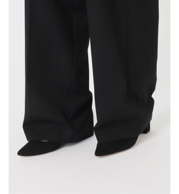 IENA「《IENA 35TH》THE BLACK TROUSERS」|スラックス|