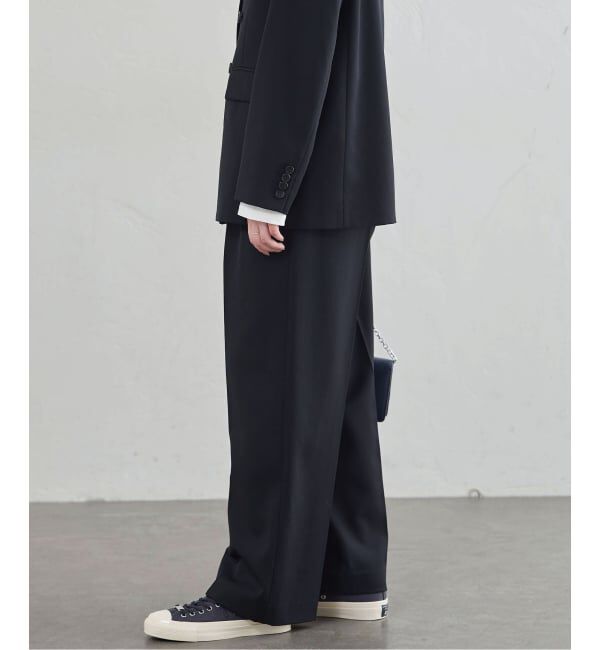 IENA「《IENA 35TH》THE BLACK TROUSERS」|スラックス|