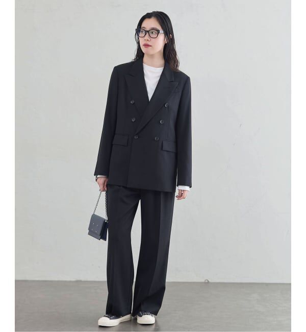 IENA「《IENA 35TH》THE BLACK TROUSERS」|スラックス|