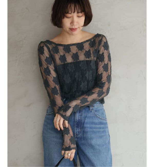 SLOBE IENA「《シリーズあり》antik DANTEL レースプルオーバー」|Tシャツ・カットソー|