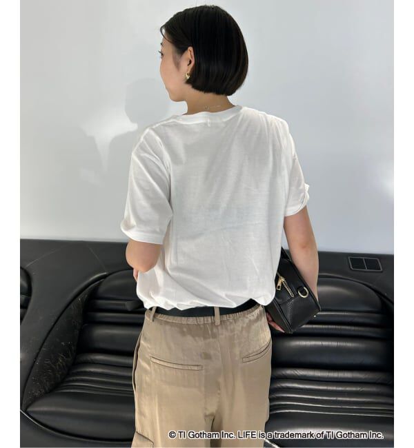 SLOBE IENA「《WEB限定/追加6》GOOD ROCK SPEED SLOBE別注 LIFE PC PHOTO TEE1」|Tシャツ・カットソー|