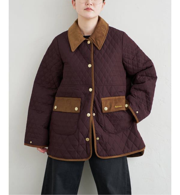 IENA「Barbour/バブアー WHICKHAM QUILTED JK ジャケット」|その他|ボルドー