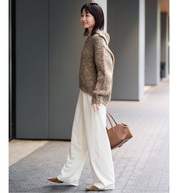 SLOBE IENA「《吸湿発熱》CRテリーカーブパンツ」|その他|