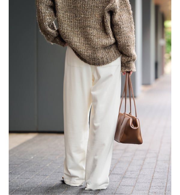 SLOBE IENA「《吸湿発熱》CRテリーカーブパンツ」|その他|