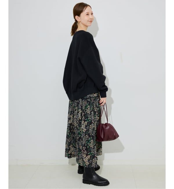SLOBE IENA「《WEB限定/追加3予約》FLOWER PRINT ワンピース」|ワンピース|