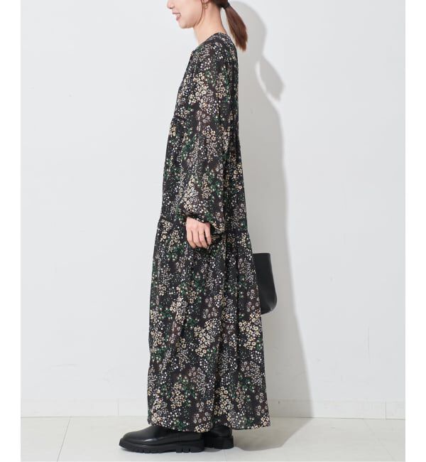 SLOBE IENA「《WEB限定/追加3予約》FLOWER PRINT ワンピース」|ワンピース|