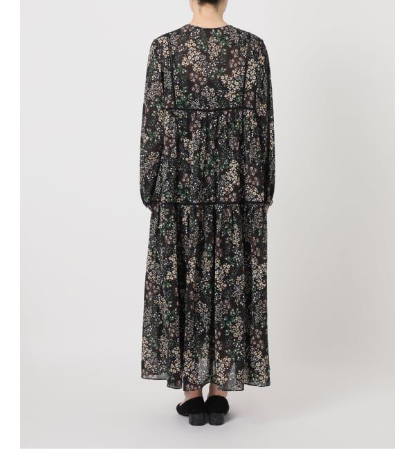SLOBE IENA「《WEB限定/追加3予約》FLOWER PRINT ワンピース」|ワンピース|