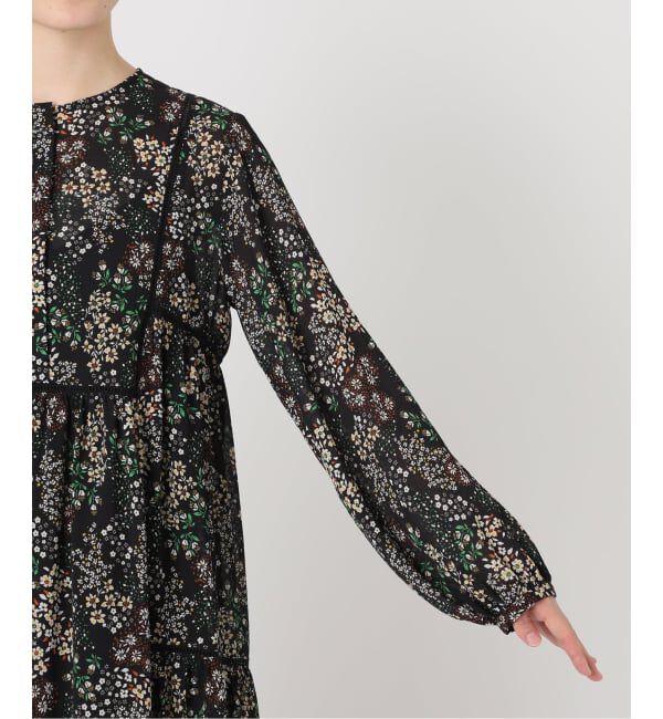 SLOBE IENA「《WEB限定/追加3予約》FLOWER PRINT ワンピース」|ワンピース|