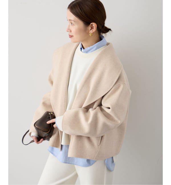 IENA「《予約》ショールカラーショートコート」|その他|