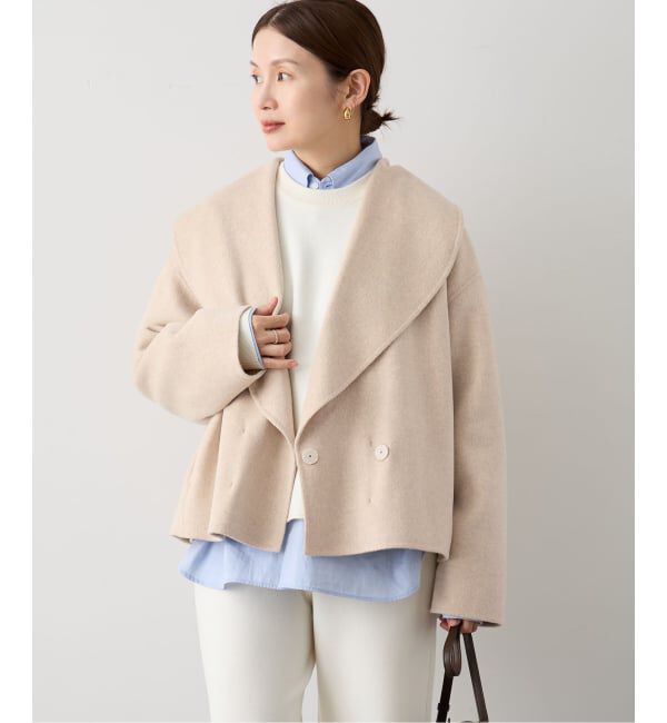IENA「《予約》ショールカラーショートコート」|その他|