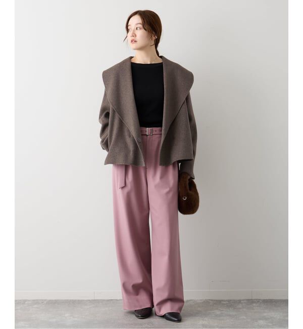 IENA「《予約》ショールカラーショートコート」|その他|