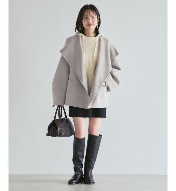 NOBLE「《追加》Super160ウール/FOXショートコート」|その他|