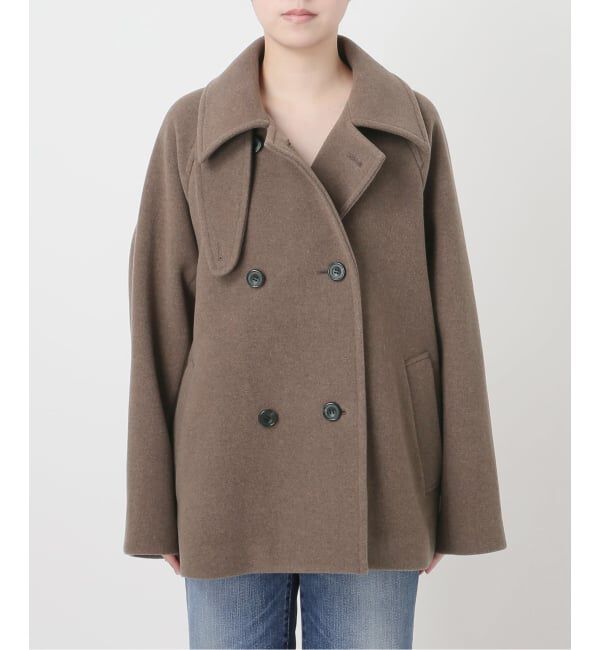 Spick and Span「《WEB限定カラー有り / 追加》S160スタンドカラーショートコート」|ピーコート|