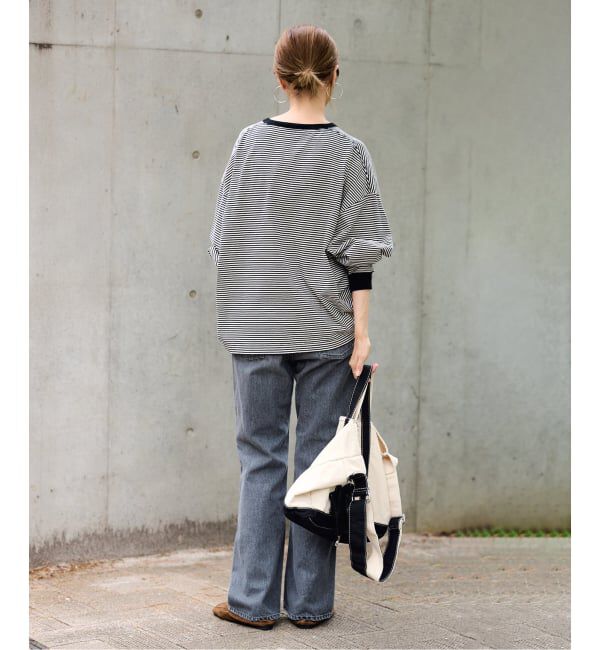 FRAMeWORK「≪追加≫ミジンボーダーロンT」|Tシャツ・カットソー|