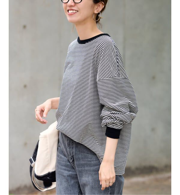 FRAMeWORK「≪追加≫ミジンボーダーロンT」|Tシャツ・カットソー|