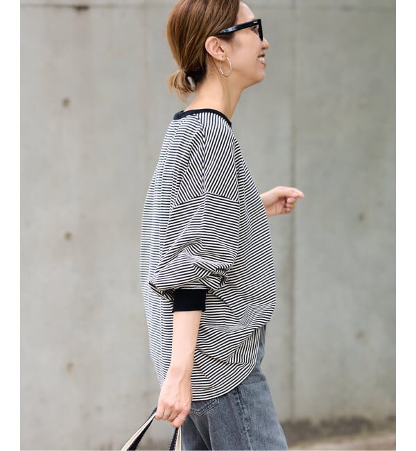 FRAMeWORK「≪追加≫ミジンボーダーロンT」|Tシャツ・カットソー|
