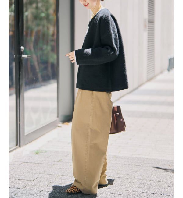 Spick and Span「《新色有り / 追加》ウールフォックスニットジャケット」|カーディガン|