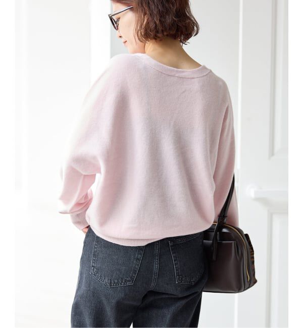 Spick and Span「CHESS Vネックプルオーバー」|ニット・セーター|