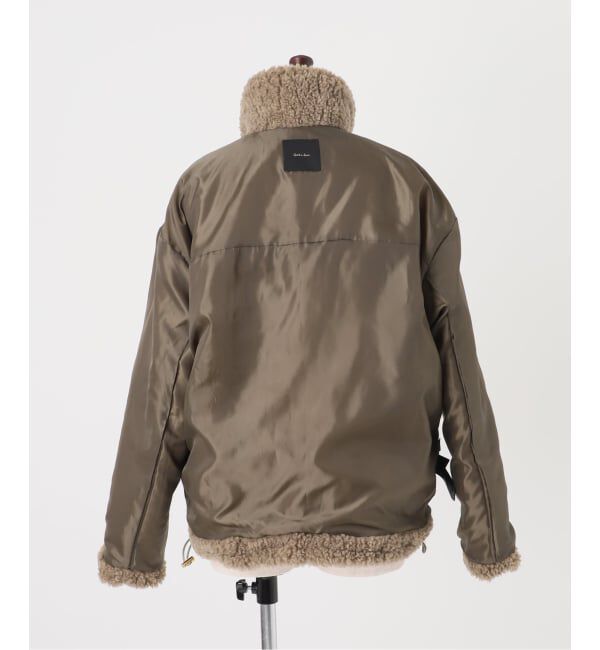 Spick and Span「《追加予約》スタンドZIPボアブルゾン」|その他|