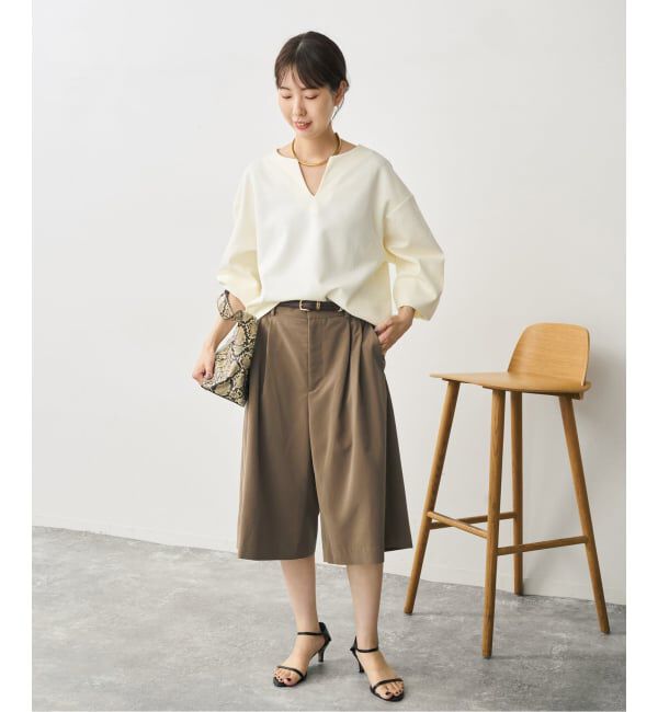 Spick and Span「ツータックキュロットパンツ」|その他|