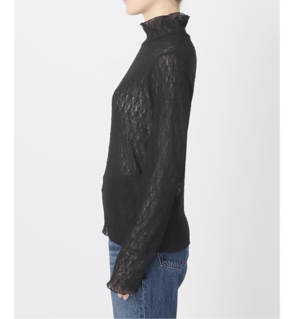 Spick and Span「シュリンクレースハイネックプルオーバー」|Tシャツ・カットソー|
