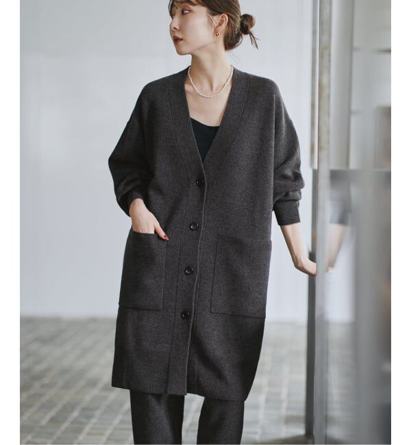 NOBLE「《予約・セットアップ対応》ADAWAS/アダワス CASHMERE-BLEND CARDIGAN」|カーディガン|