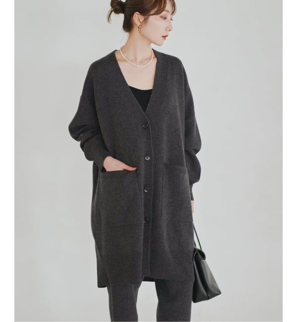 NOBLE「《予約・セットアップ対応》ADAWAS/アダワス CASHMERE-BLEND CARDIGAN」|カーディガン|