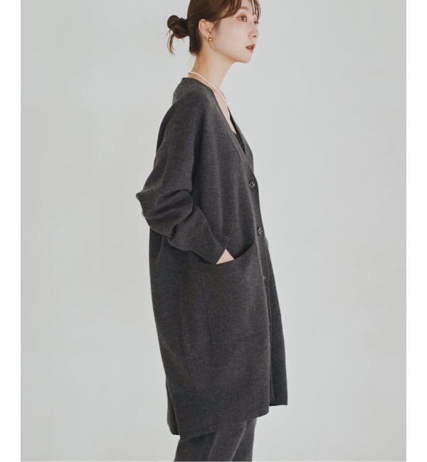 NOBLE「《予約・セットアップ対応》ADAWAS/アダワス CASHMERE-BLEND CARDIGAN」|カーディガン|