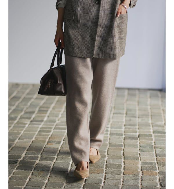 NOBLE「《予約・セットアップ対応》ADAWAS/アダワス CASHMERE-BLEND LOUNGE PANTS」|その他|ベージュ