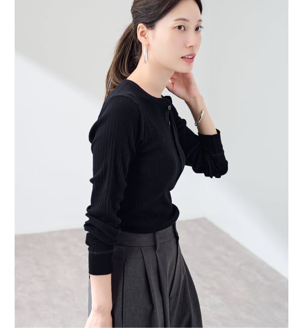 FRAMeWORK「≪追加予約≫GICIPI/ジチピ ORIGANO ヘンリーネック 2」|Tシャツ・カットソー|
