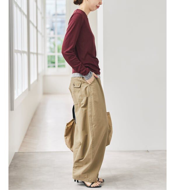 Spick and Span「《追加2》シアーリブレイヤードプルオーバー」|Tシャツ・カットソー|