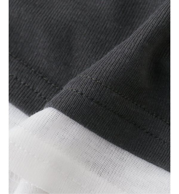 Spick and Span「《追加2》シアーリブレイヤードプルオーバー」|Tシャツ・カットソー|