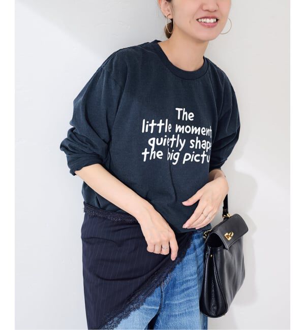 FRAMeWORK「≪予約≫GULFCOAST SPORTSWEAR ロンT the little moment」|Tシャツ・カットソー|ネイビー