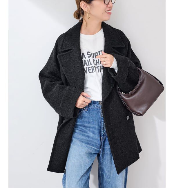 FRAMeWORK「≪予約≫COUTURE DADAM 別注 P COAT loop herring」|ピーコート|