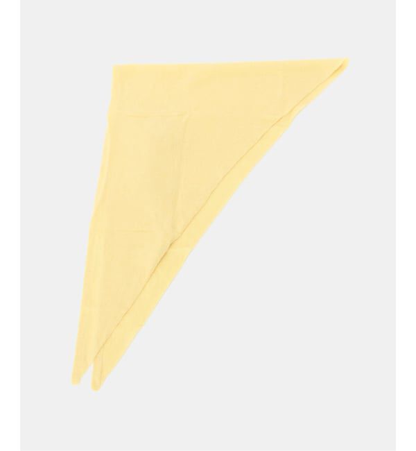 Spick and Span「RACAL / ラカル Cashmere Mix Ear Scarf」|ストール|イエロー