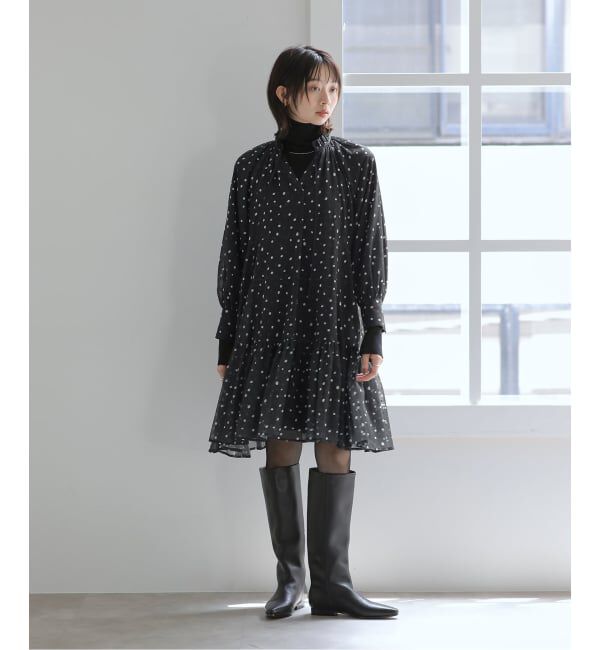  「《予約》【洗える】プリンテッドミニワンピース」|ワンピース|