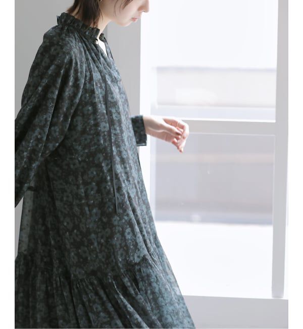  「《予約》【洗える】プリンテッドミニワンピース」|ワンピース|