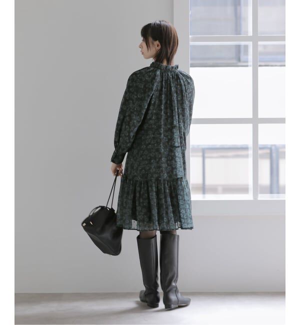  「《予約》【洗える】プリンテッドミニワンピース」|ワンピース|