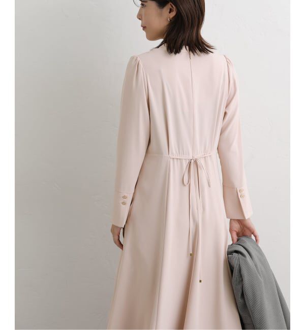  「【洗える】カシュクールロングスリーブワンピース」|ワンピース|